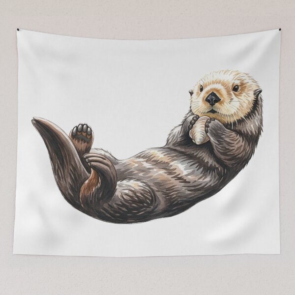 Item preview, Sea Otter designed and sold by 4rtistcDrift.