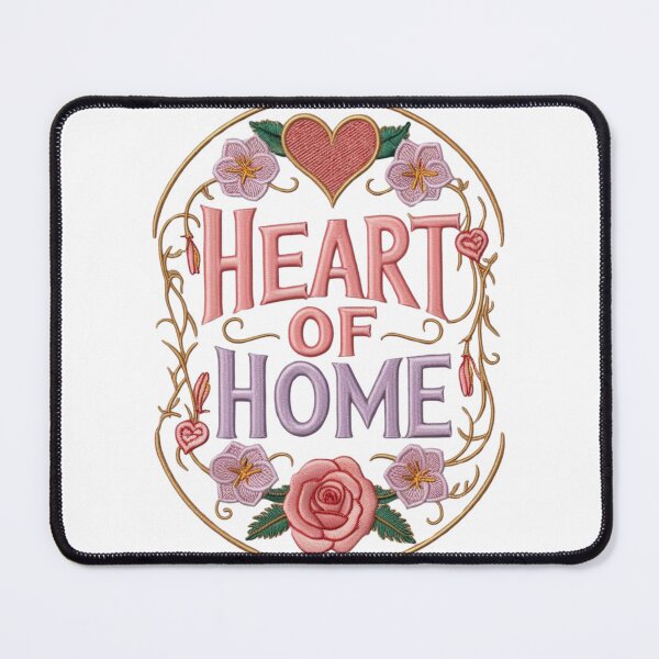 Item preview, Heart of Home Floral Embroidery Design designed and sold by ArtDesignTp.