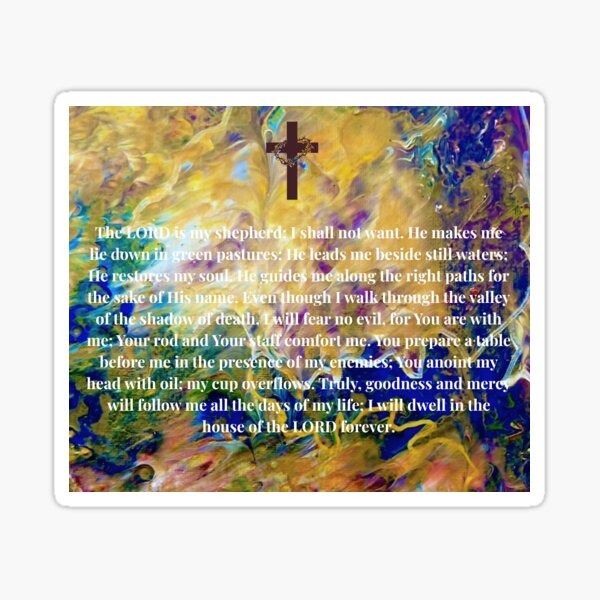 Item preview, Psalm 23 designed and sold by chattergold.