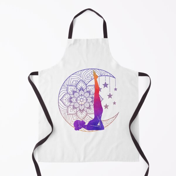 Item preview, Moonlight Balance – Yoga Pose & Mandala Design designed and sold by Lily's World.