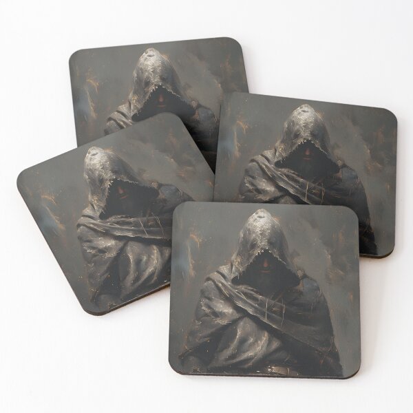 Item preview, Shadowed Crusader: Dark Fantasy Warrior designed and sold by ShadowAndSlate.