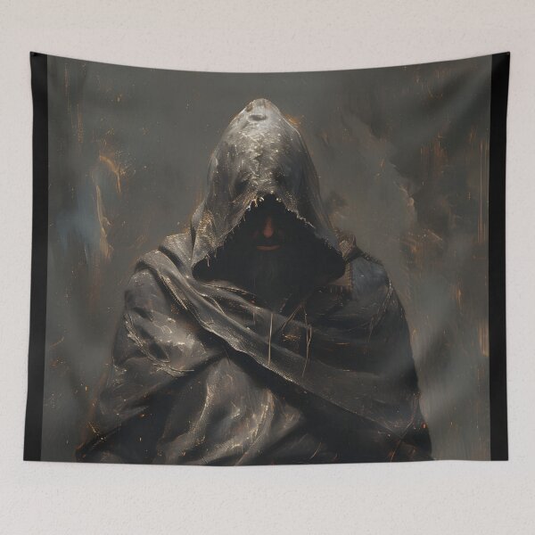 Item preview, Shadowed Crusader: Dark Fantasy Warrior designed and sold by ShadowAndSlate.