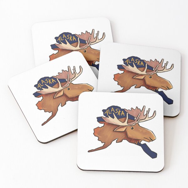 Item preview, Alaska State Mammal - Moose designed and sold by littlealiart.