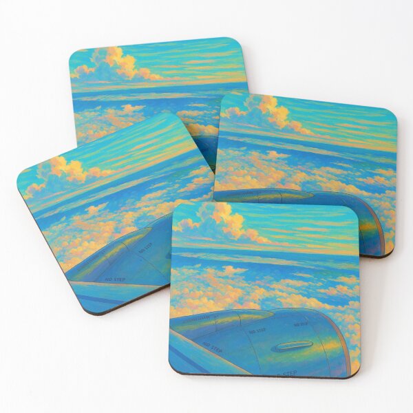 Item preview, Above the Clouds – Sunset Flight View designed and sold by EMairplanes.