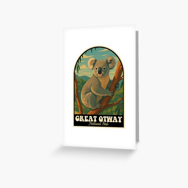 Item preview, Great Otway National Park Koala Vintage Australia designed and sold by JackCurtis1991.