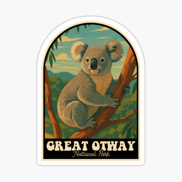 Item preview, Great Otway National Park Koala Vintage Australia designed and sold by JackCurtis1991.