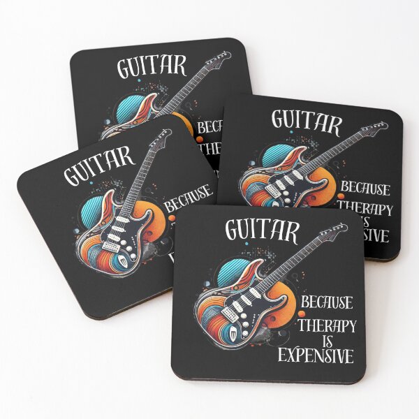 Item preview, Guitar Because Therapy Is Expensive designed and sold by Urban-Threadss.