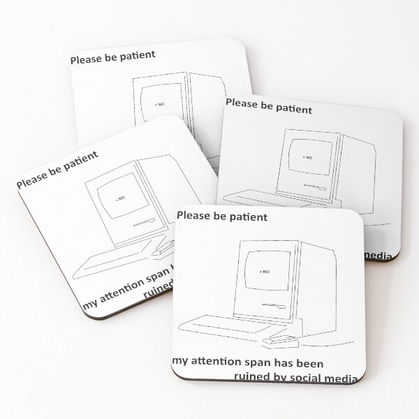 Item preview, Social Media has ruined my attention span  designed and sold by Surreal Coalfield.