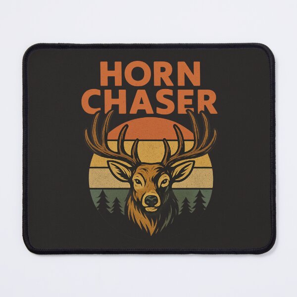 Item preview, Horn Chaser – Retro Sunset Deer Hunter Design designed and sold by ForestPainter.