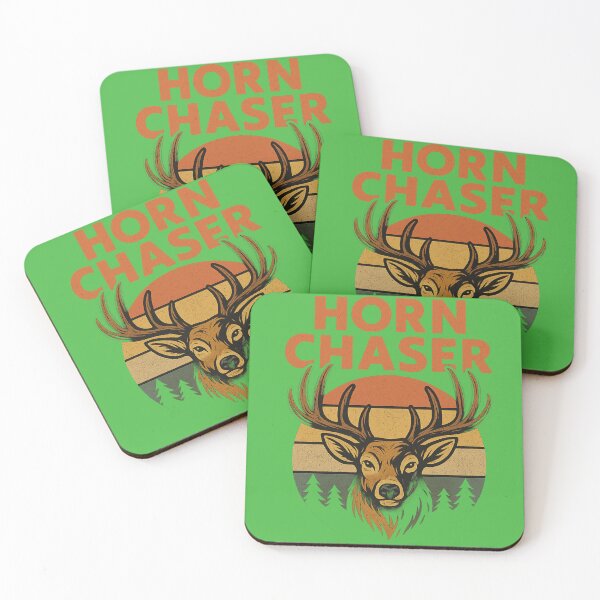 Item preview, Horn Chaser – Retro Sunset Deer Hunter Design designed and sold by ForestPainter.