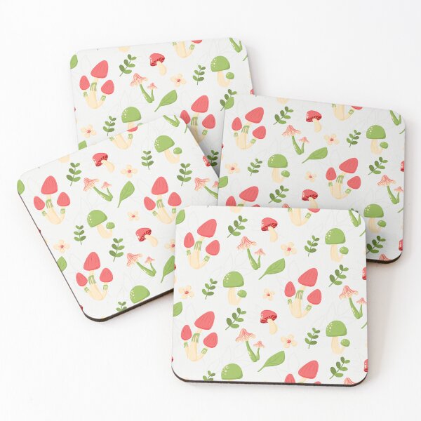 Item preview, Cute Cartoon Mushroom Seamless Pattern designed and sold by SoothiArt.