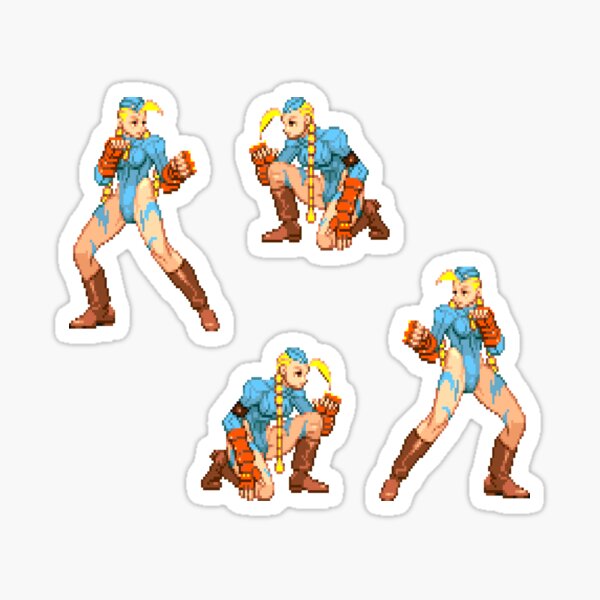 Vista previa del artículo con la obra «Postura de Cammy MvC2», diseñado y vendido por ropified.