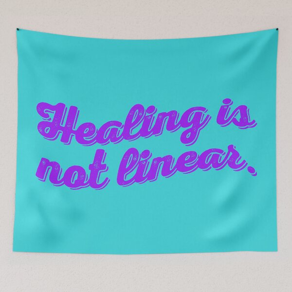 Item preview, Healing Is Not Linear V3 - Purple designed and sold by sillyjess.