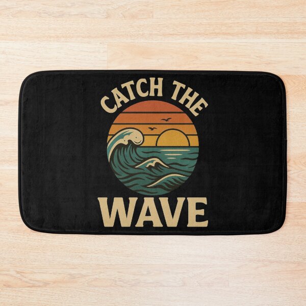 Item preview, Catch the wave retro vintage sunset ocean designed and sold by KTGim.