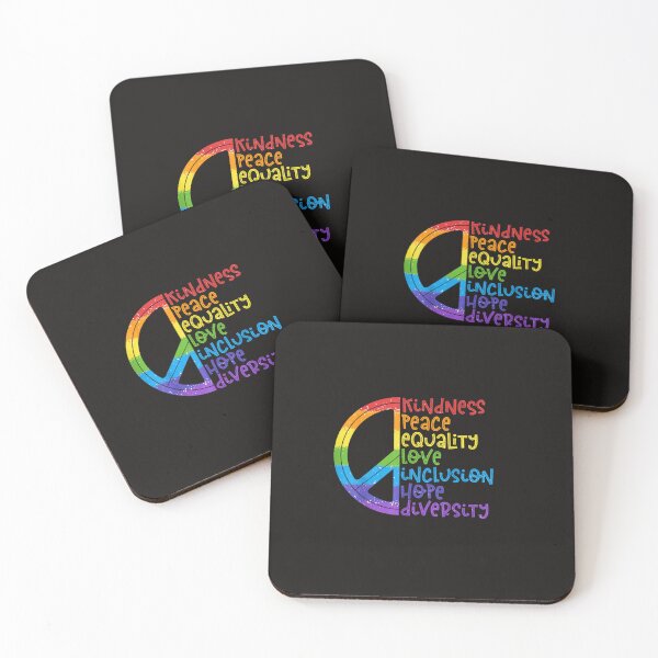 Item preview, "Rainbow Peace Values" designed and sold by JezminArt.