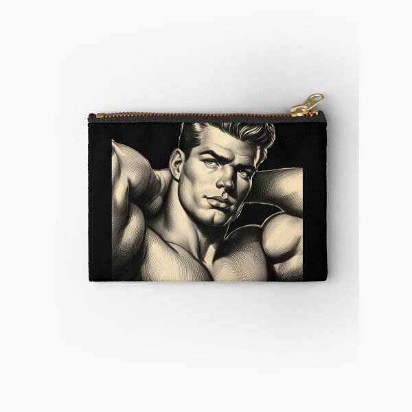 Item preview, 1940s Physique Hunks Muscle Power LGBTQ Gay Pride Graphic Design designed and sold by ItsAKinkThing.