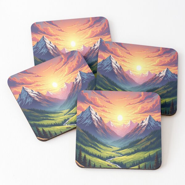 Item preview, Sunset in the mountains designed and sold by javierana71.