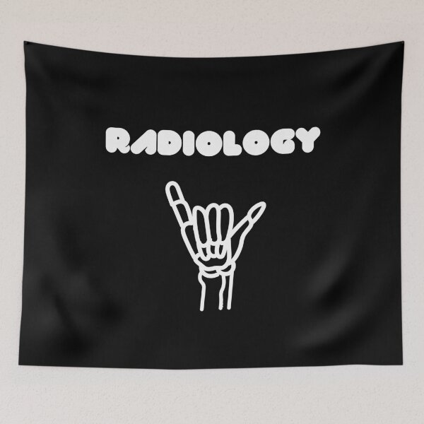 Item preview, X-Ray Hand Radiology Outline designed and sold by medicalzone.