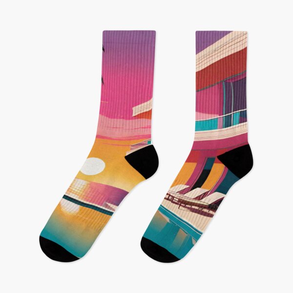 Item preview, Pop Art Beachfront Condo – Sunset Poolside Paradise designed and sold by GrizzlyCollective.