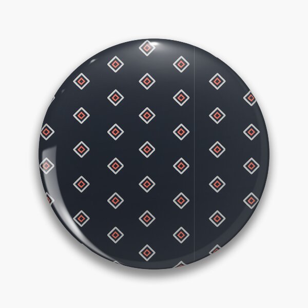 Item preview, Geometric Dots - Navy with Red Diamonds designed and sold by John-NW-Shop.