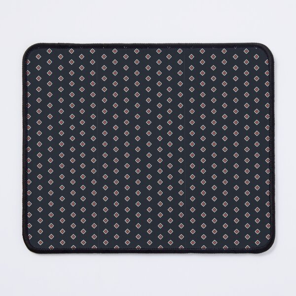 Item preview, Geometric Dots - Navy with Red Diamonds designed and sold by John-NW-Shop.