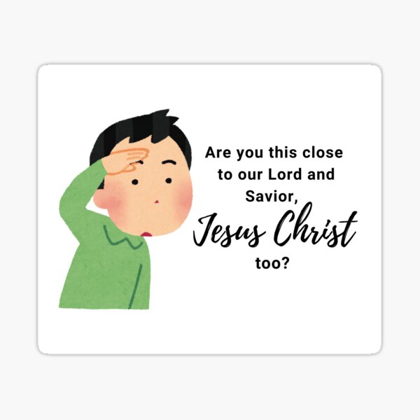 Item preview, Funny Tailgating Jesus Bumper Sticker designed and sold by FormaLux.