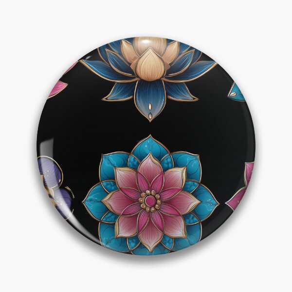Item preview, Gilded Lotus Collection - Six Radiant Floral Designs designed and sold by djovan.