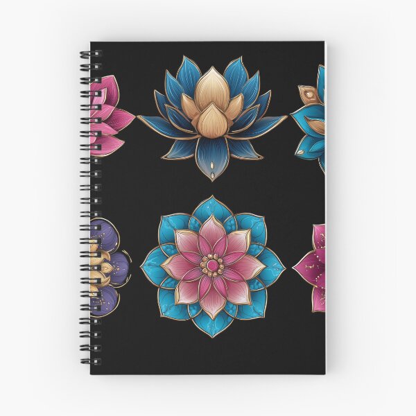 Item preview, Gilded Lotus Collection - Six Radiant Floral Designs designed and sold by djovan.