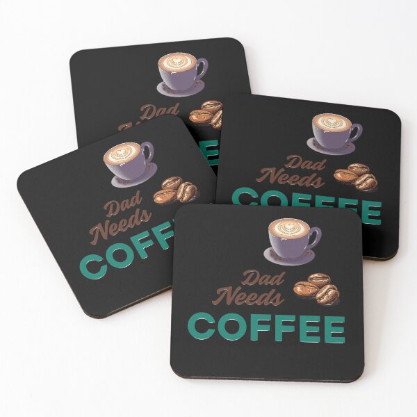 Item preview, Dad Needs Coffee – Funny Caffeine Quote for Exhausted Dads designed and sold by VEYA STORE.