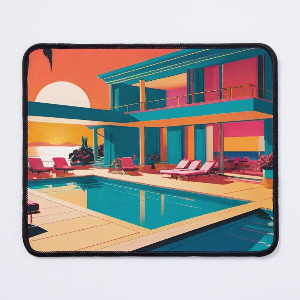 Item preview, Miami Sunset Condominium – Luxury Coastal Living Artwork designed and sold by GrizzlyCollective.