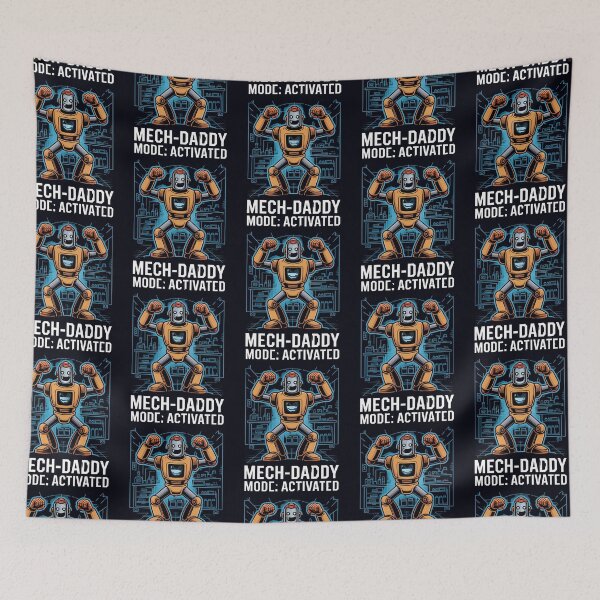Item preview, Mech Daddy Robot Activated Father Power Fathers Day designed and sold by Taans-Creation.