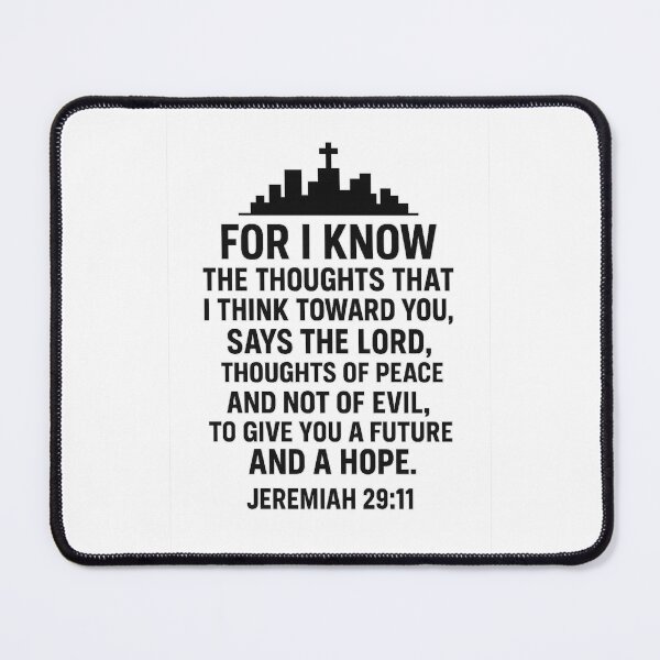 Item preview, JEREMIAH 29:11 designed and sold by TheWonkyEaselCo.