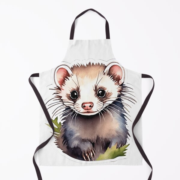 Item preview, Ferret Watercolor Sticker Style designed and sold by LDJBlank.