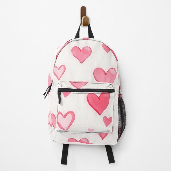 Item preview, Pink hearts on a white background designed and sold by Garrulus glandarius.