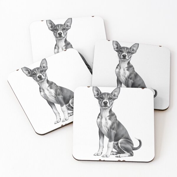 Item preview, Gray Basenji – Eyes That Say It All designed and sold by Pawtraitvibes.