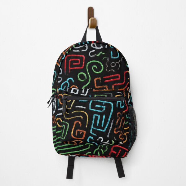 Item preview, "Chromatic Glyphs - Vibrant Labyrinthine Lines" designed and sold by djovan.