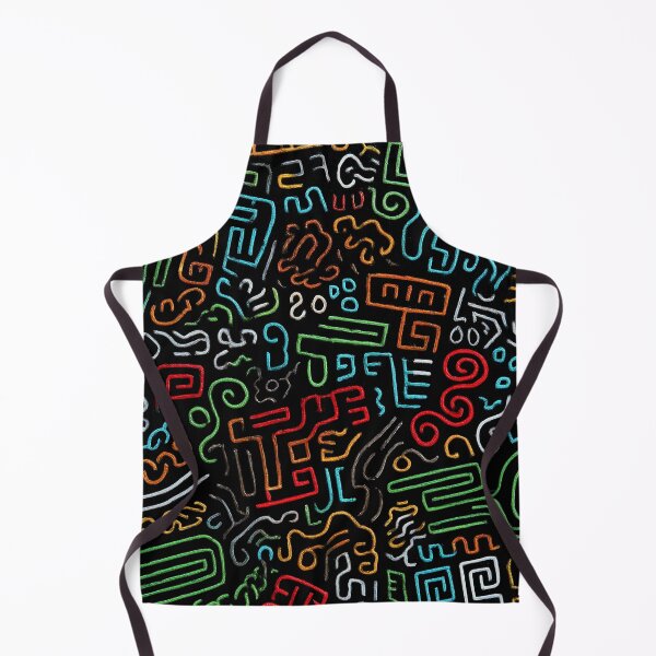 Item preview, "Chromatic Glyphs - Vibrant Labyrinthine Lines" designed and sold by djovan.