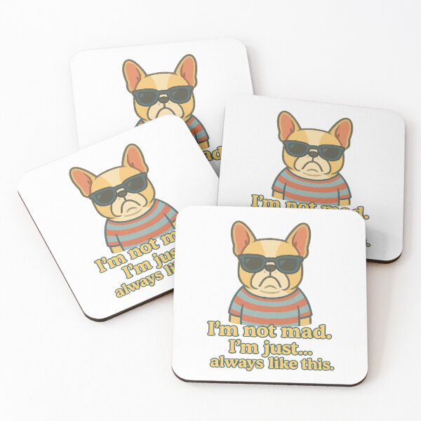 Item preview, Grumpy French Bulldog - I’m Not Mad Quote designed and sold by 奇0904.