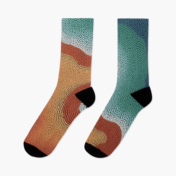 Item preview, Aboriginal Inspired Dot Art - Pinky Beach designed and sold by GrinGalore.