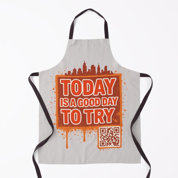 Item preview, Urban Graffiti Motivational Quote – Today is a Good Day to Try – Streetwear Style Design designed and sold by Maximilianos.