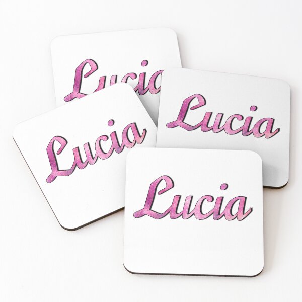 Item preview, Lucia Personalized Name Birthday Tag Family Name Lucia Girl Custom Name First Name Last Name  designed and sold by HalloweenGift.