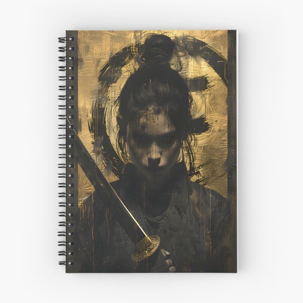 Item preview, Golden Resolve: Female Samurai Warrior designed and sold by ShadowAndSlate.