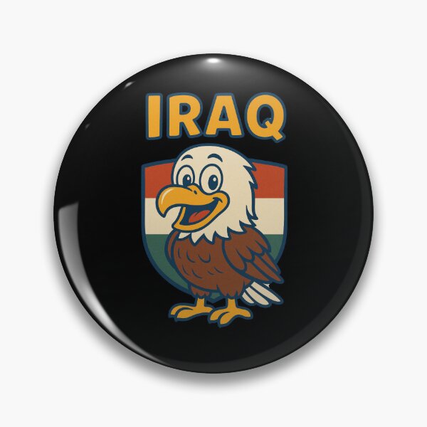 Item preview, Iraq Eagle bird badge funny. designed and sold by JacoBeatzShop.