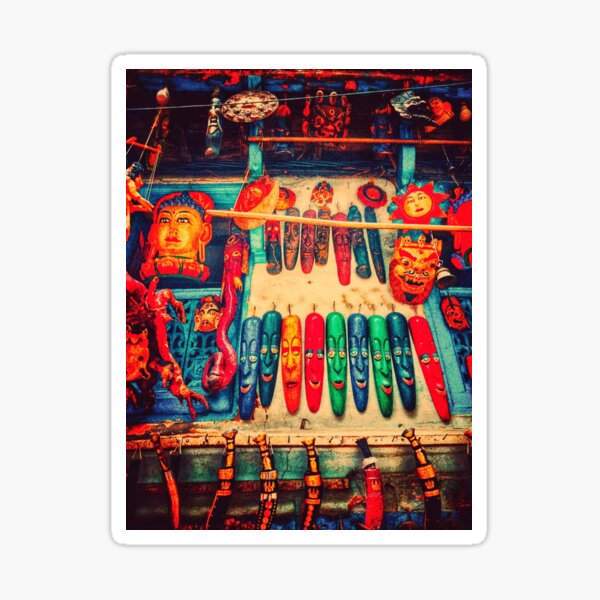 Item preview, Kathmandu Spirit Masks Bazaar designed and sold by Faruk Kalkan Travel Gallery.
