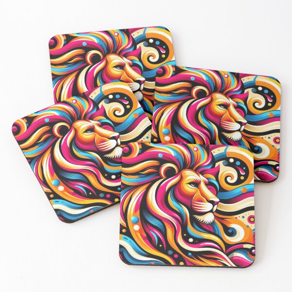 Item preview, pop art lion designed and sold by Dogandesighn.