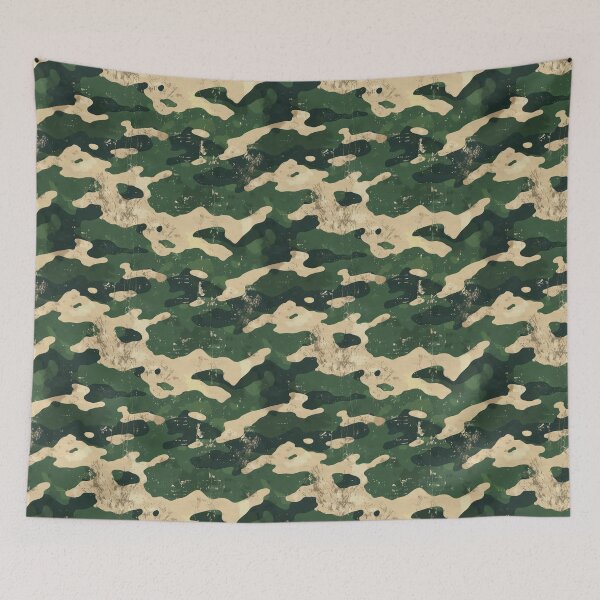 Item preview, Distressed Military Camouflage Pattern designed and sold by NTGUILTY.