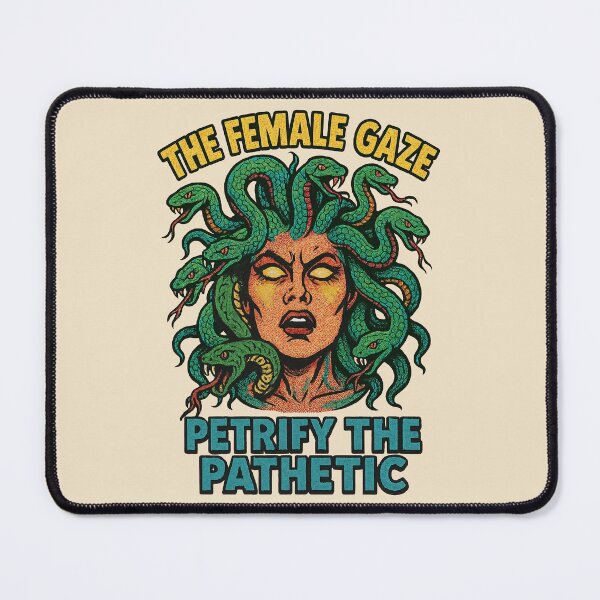 Item preview, The Female Gaze – Medusa Empowerment Design with Bold Feminist Energy designed and sold by Victor Shadehorn.