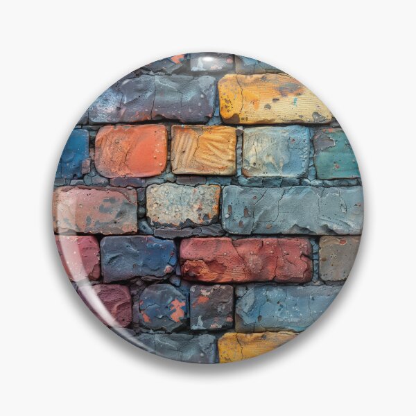 Item preview, Colorful Brick Wall Pattern designed and sold by NTGUILTY.