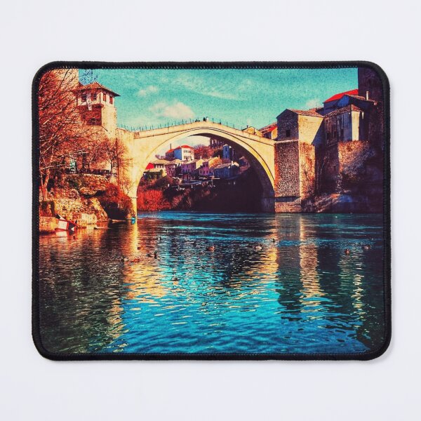 Item preview, Reflections of Mostar’s Old Bridge designed and sold by Faruk Kalkan Travel Gallery.