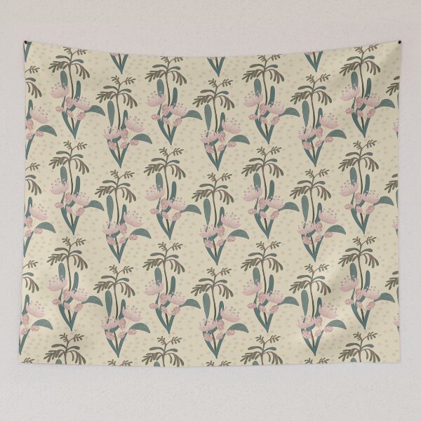 Item preview, Bold Organic leaves on cream designed and sold by phatlizzardart.